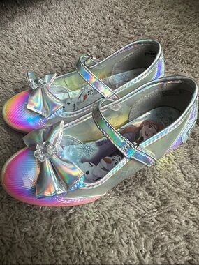 Girls Holographic Disney Frozen Heels